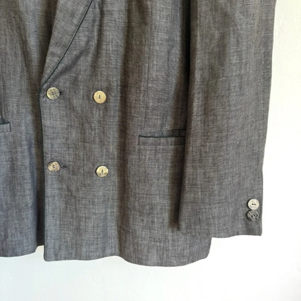 Lodenfrey Austrian Linen Jacket Loden Style‎ Blazer Made in Austria L